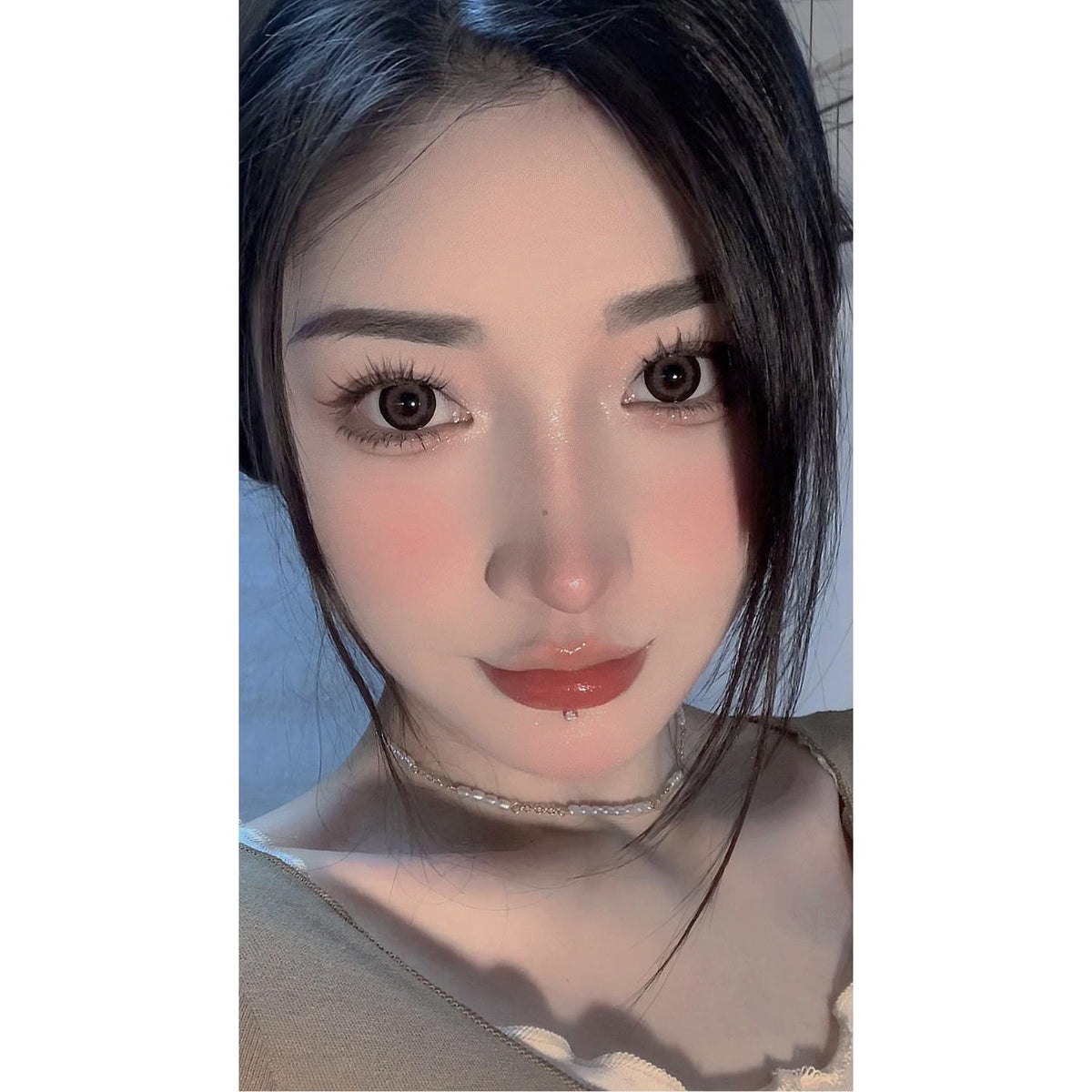 YLLU MorningCon 14.50mm Brown Colored Contact Lenses (6 Months Wear)