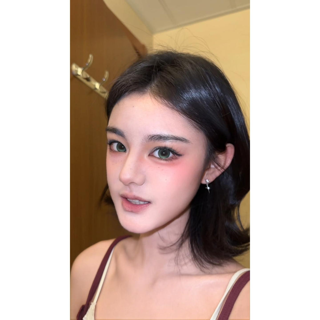 QGLAN thestarlens 14.20mm Green Colored Contact Lenses (6 Months Wear)