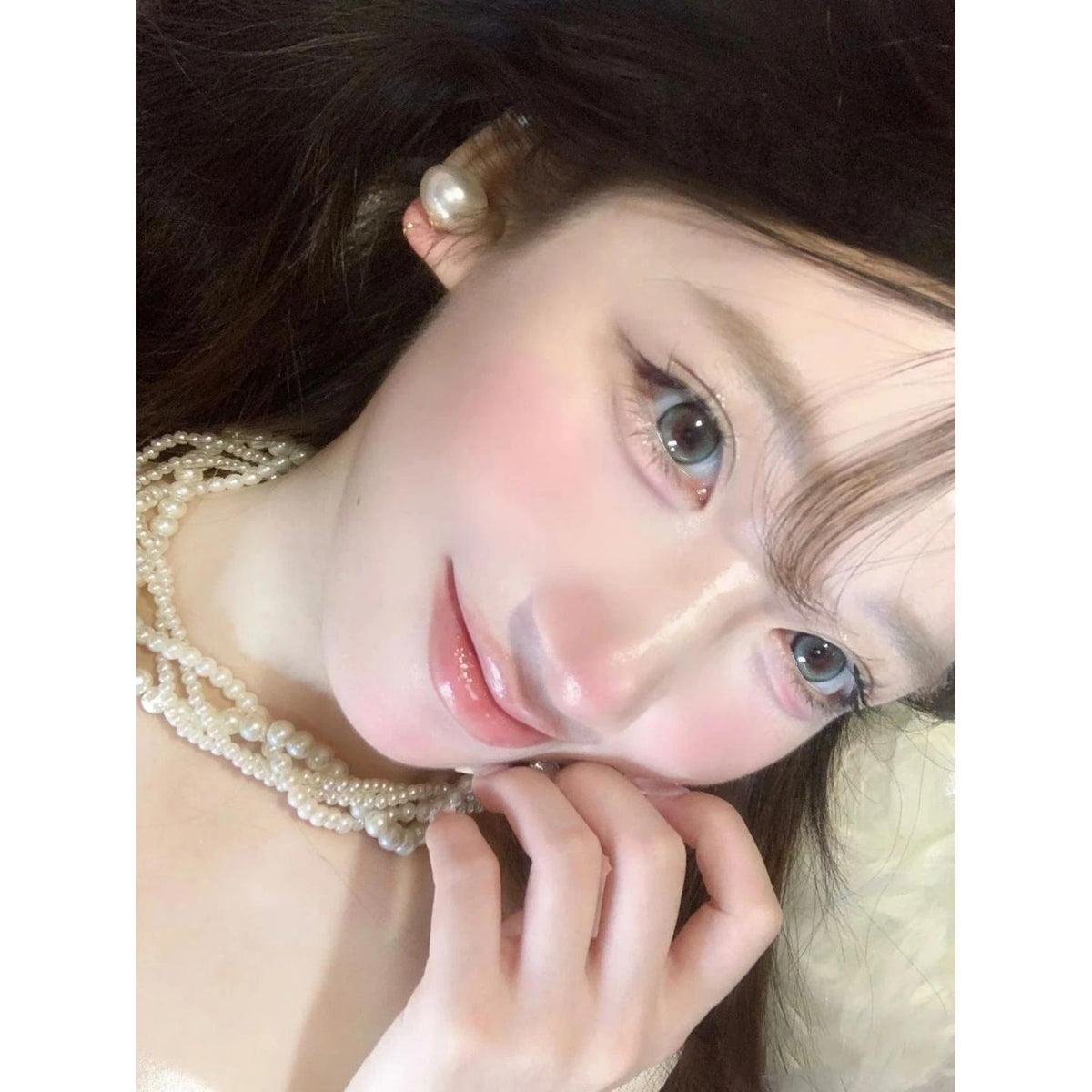YDDUO ROSELENS 14.20mm Grey Colored Contact Lenses (6 Months Wear)