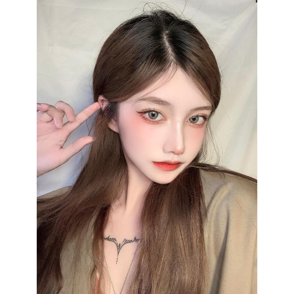 TKSHUI Xiyoulens 14.00mm Gray Colored Contact Lenses (6 Months Wear)