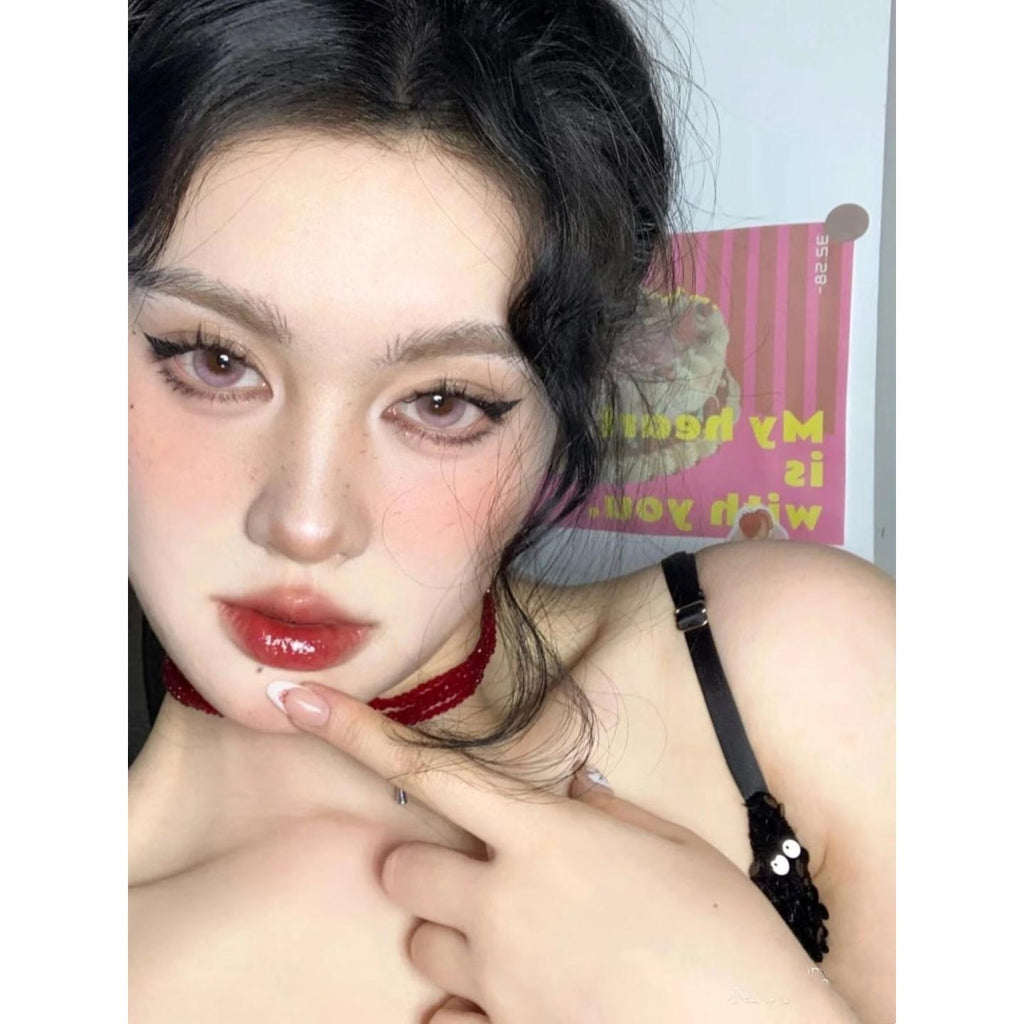 คอนแทคเลนส์สีชมพู ZMLMAN รุ่น OVOLOOK ขนาด 14.50 มม. (ชนิดราย 6 เดือน)