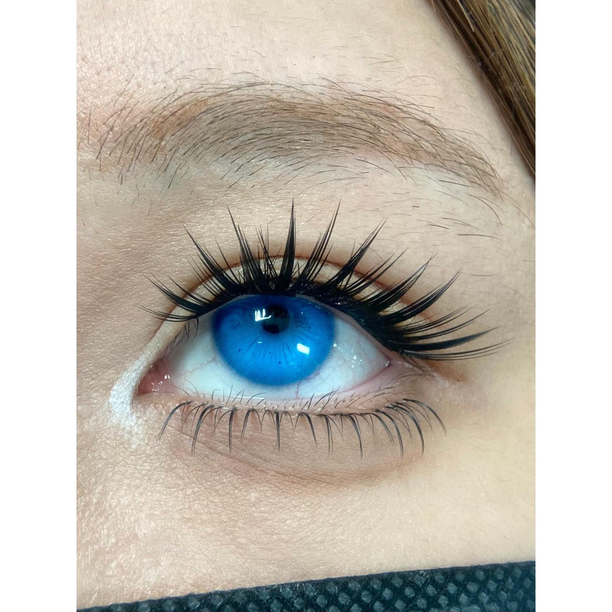 LLGXIAO Serltyca 14.20mm Blue Colored Contact Lenses (6 Months Wear)