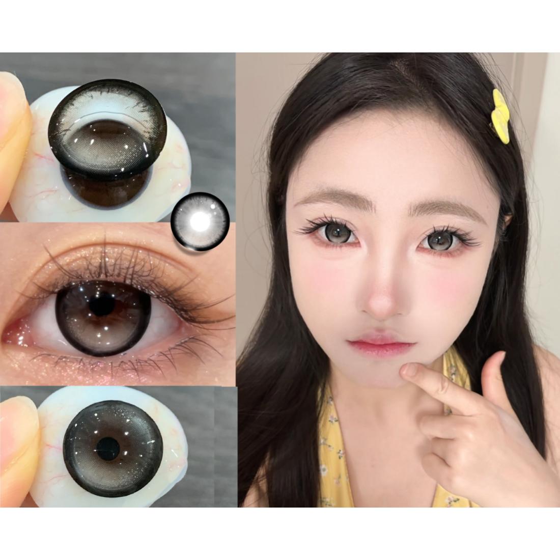 GGSKE Tinacon 14.50mm Gray Colored Contact Lenses (6 Months Wear)