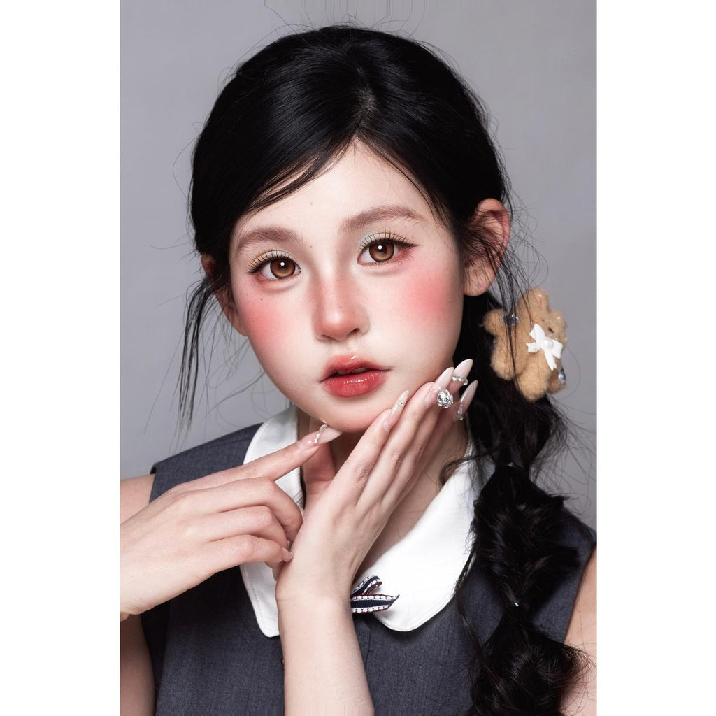 CDLSNSHEN OBALEN 14.50mm Brown Colored Contact Lenses (6 Months Wear)