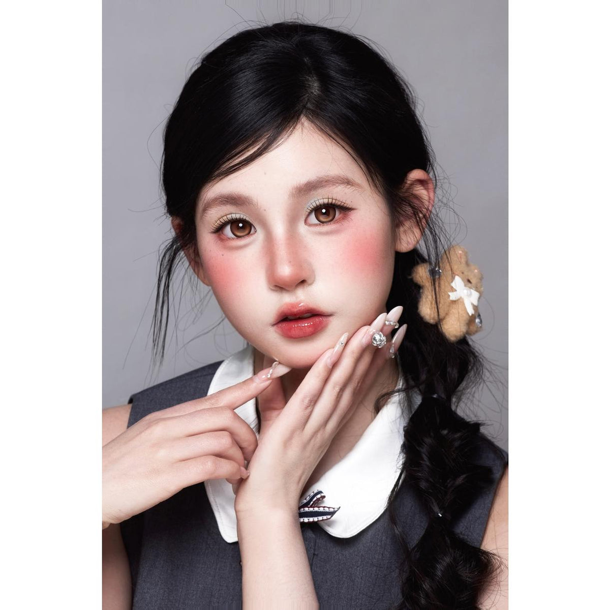 CDLSNSHEN OBALEN 14.50mm Brown Colored Contact Lenses (6 Months Wear)