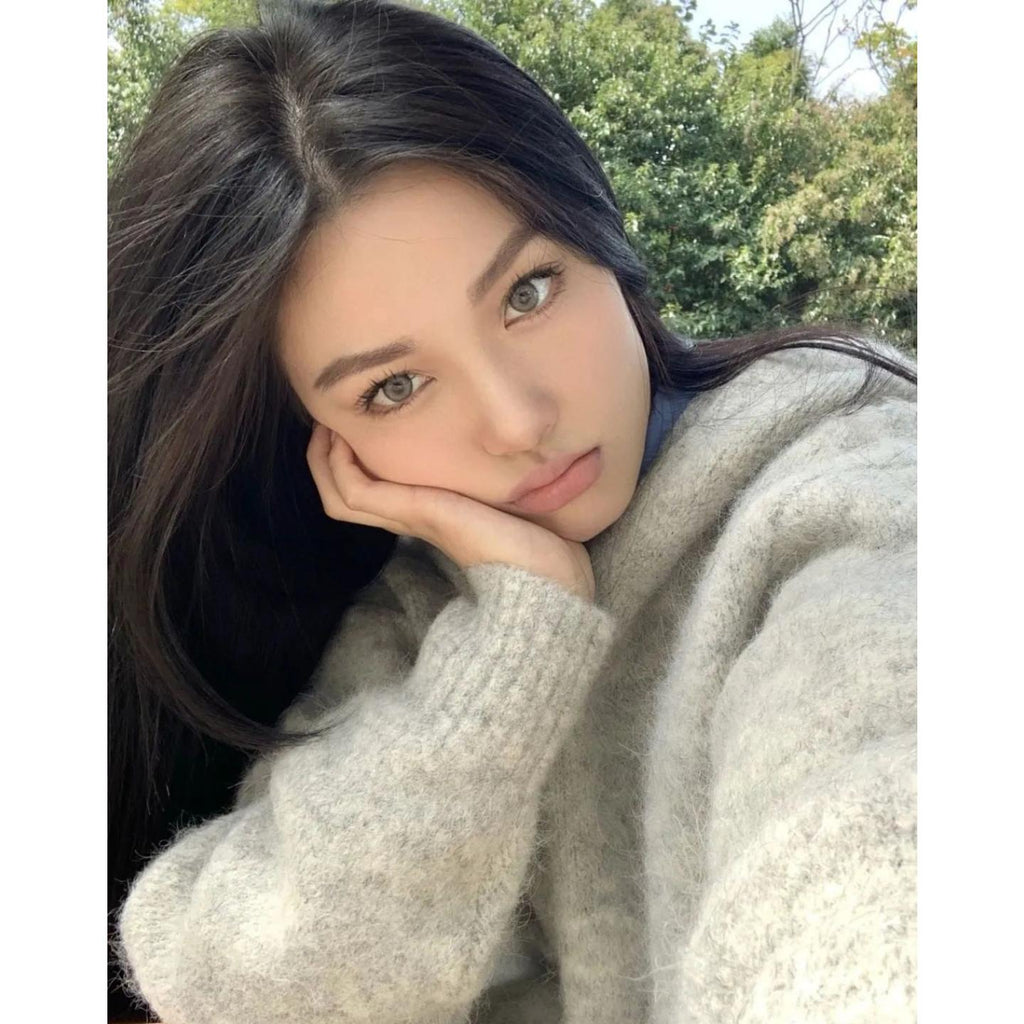 YDHUI Xiyoulens 14.20mm Gray Colored Contact Lenses (6 Months Wear)