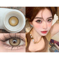 คอนแทคเลนส์สี DJKUAI Xiyoulens ขนาด 14.20 มม. สีน้ำตาล (ชนิดราย 6 เดือน)