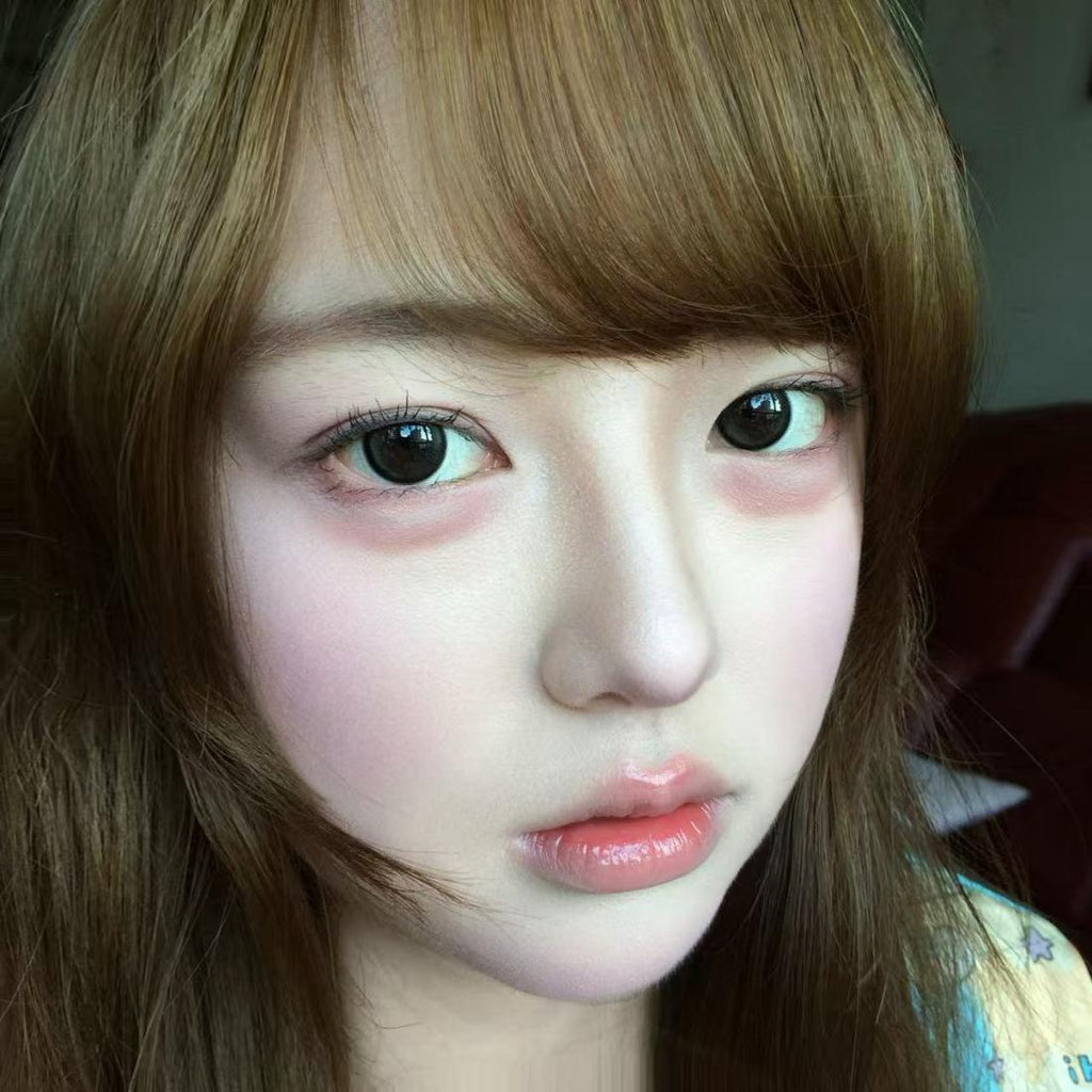LMSYUE Tinacon 14.20mm Black Colored Contact Lenses (6 Months Wear)
