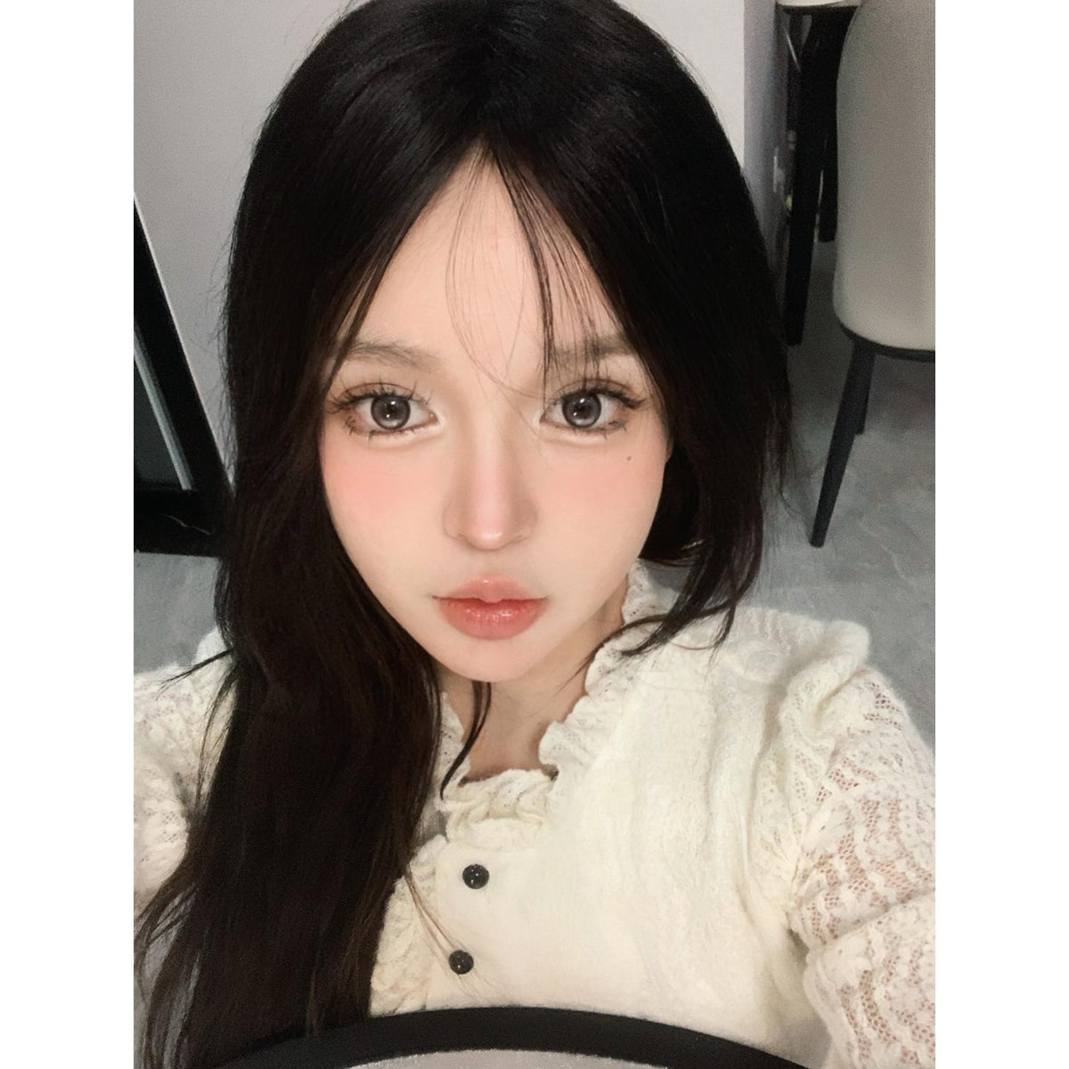 คอนแทคเลนส์สี HLXING Xiyoulens ขนาด 14.00 มม. สีเทา (แบบราย 6 เดือน)