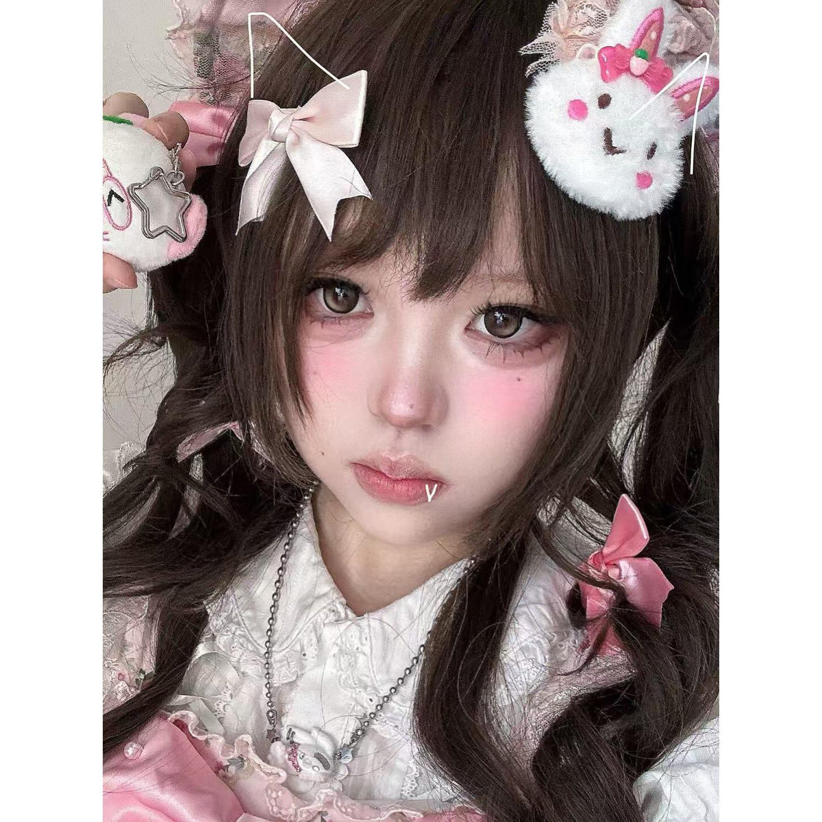 CDJTJJI OBALEN 14.50mm Brown Colored Contact Lenses (6 Months Wear)