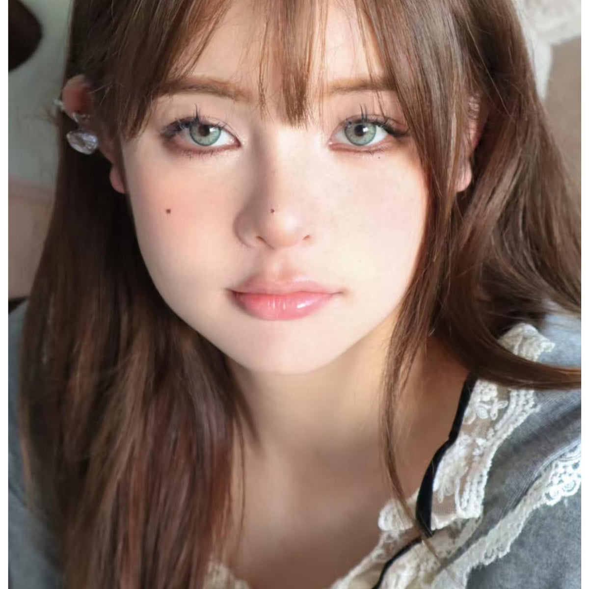 JWHJLV คอนแทคเลนส์สี Xiyoulens ขนาด 14.50 มม. สีเขียว (ชนิดราย 6 เดือน)