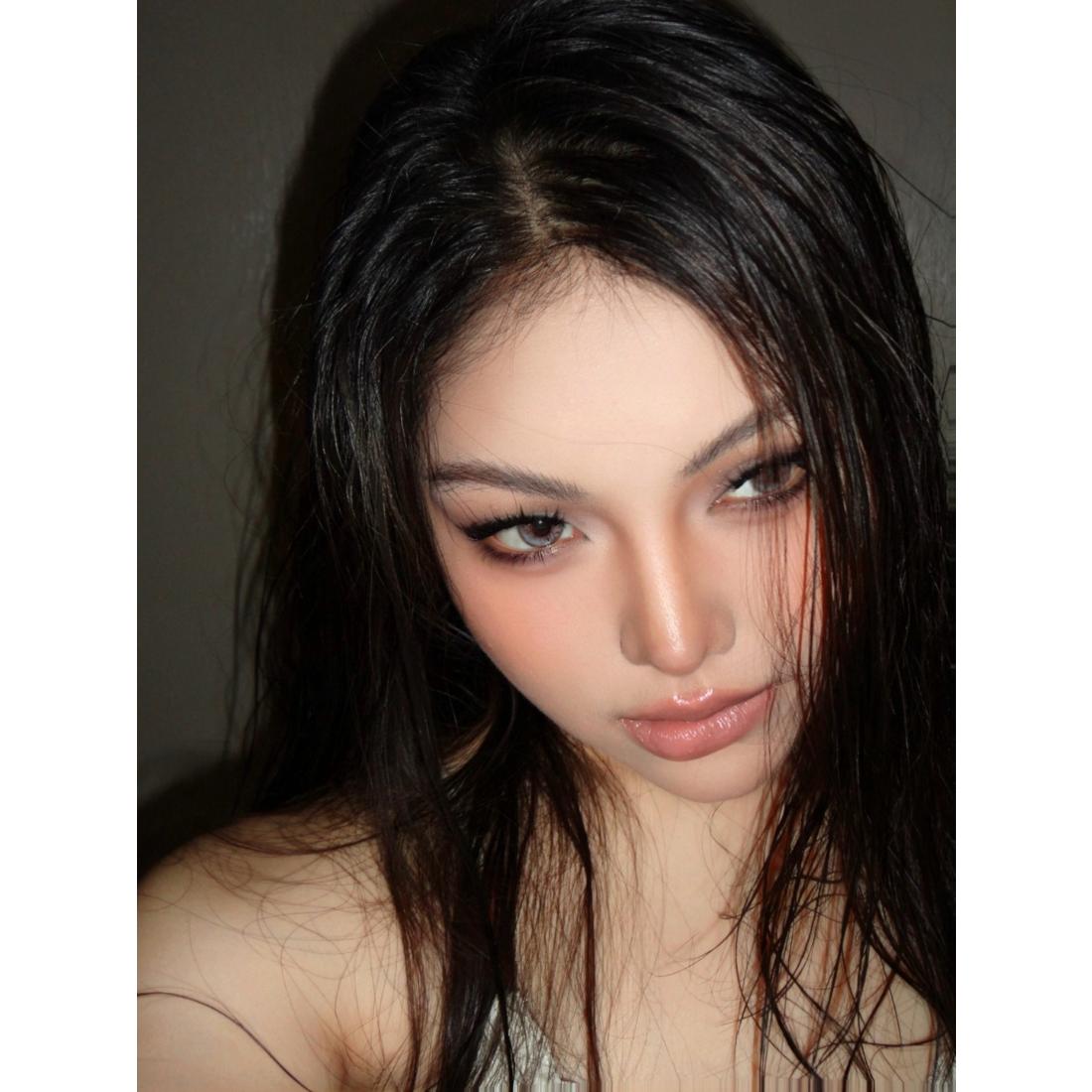 HXMMA Tinacon 14.20mm Gray Colored Contact Lenses (6 Months Wear)