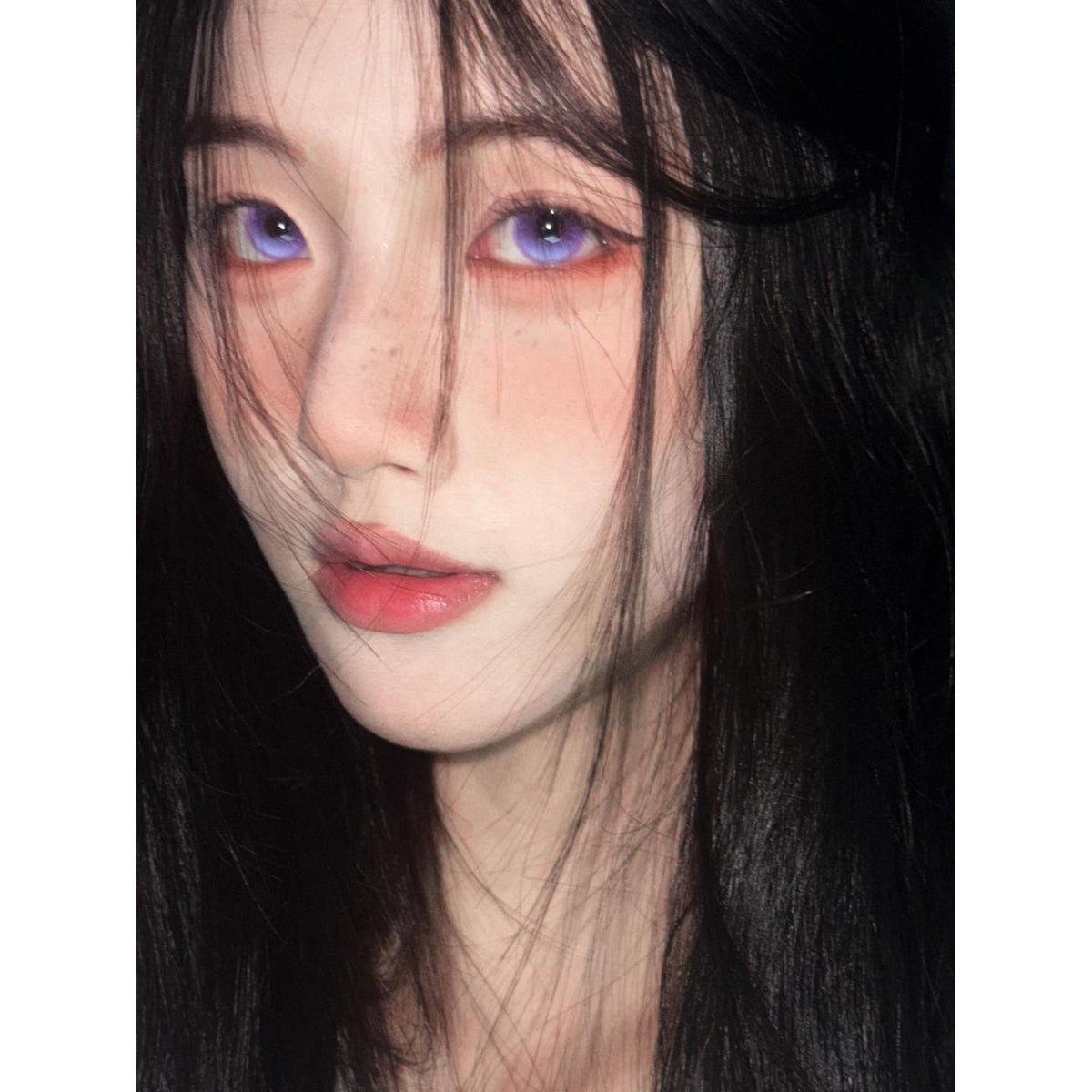 ZYJIE OBALEN 14.50mm Purple Colored Contact Lenses (6 Months Wear)
