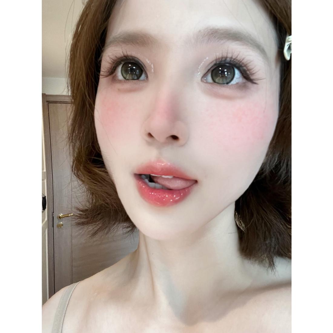 QLLV MimiPark 14.50mm Green Colored Contact Lenses (6 Months Wear)