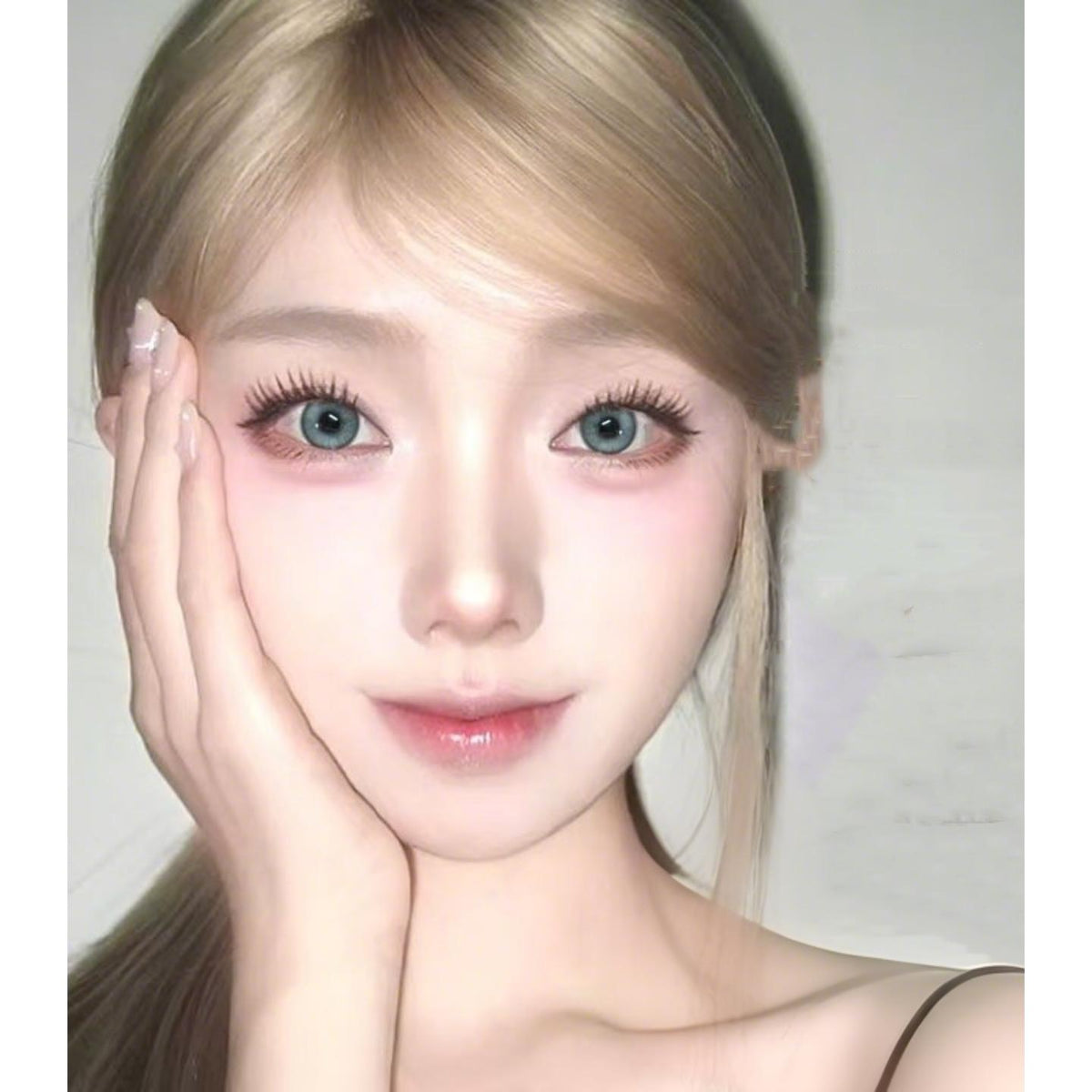 DDZYHUI Xiyoulens คอนแทคเลนส์สีเทา ขนาด 14.50 มม. (แบบราย 6 เดือน)