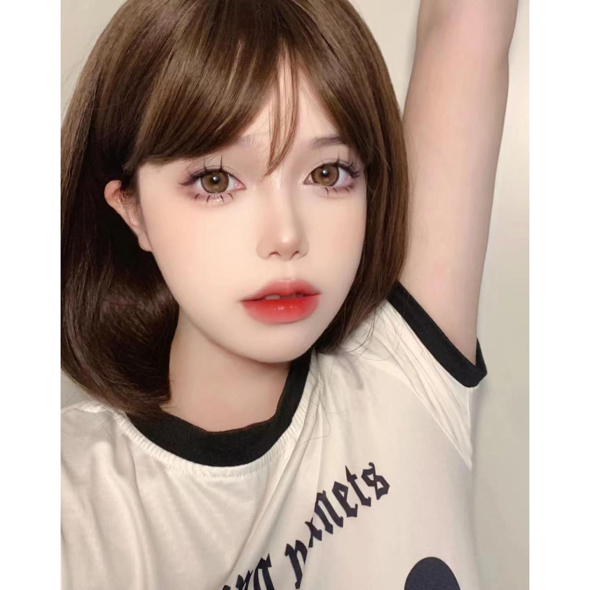 BSJZONG Xiyoulens 14.50mm Brown Colored Contact Lenses (6 Months Wear)