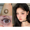 LCMYSHI Xiyoulens 14.20mm Brown Colored Contact Lenses (6 Months Wear)
