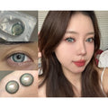 DZXBLV Xiyoulens 14.20mm Green Colored Contact Lenses (6 Months Wear)