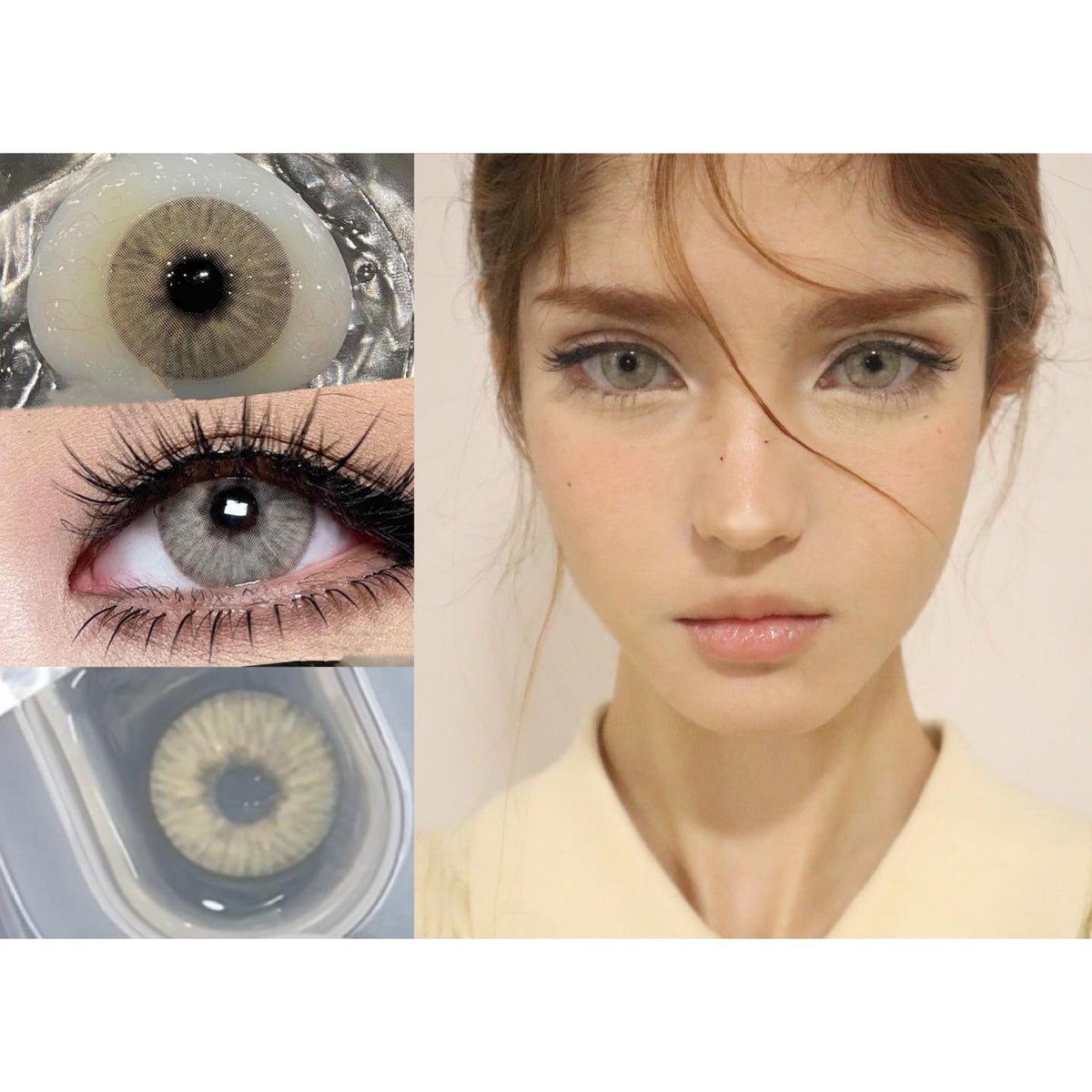 XLNZONG Serltyca 14.50mm Brown Colored Contact Lenses (6 Months Wear)