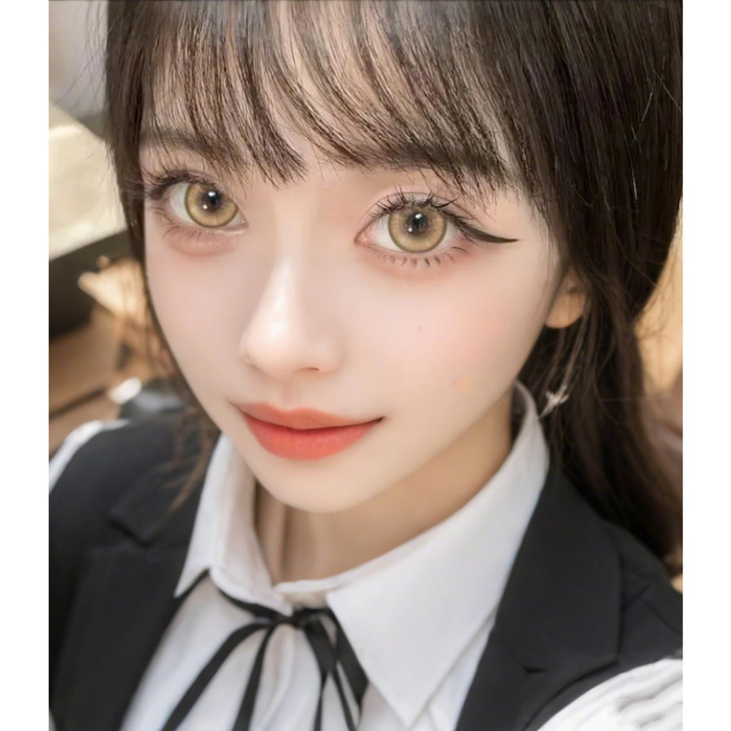 DDZYZONG Xiyoulens 14.50mm Brown Colored Contact Lenses (6 Months Wear)