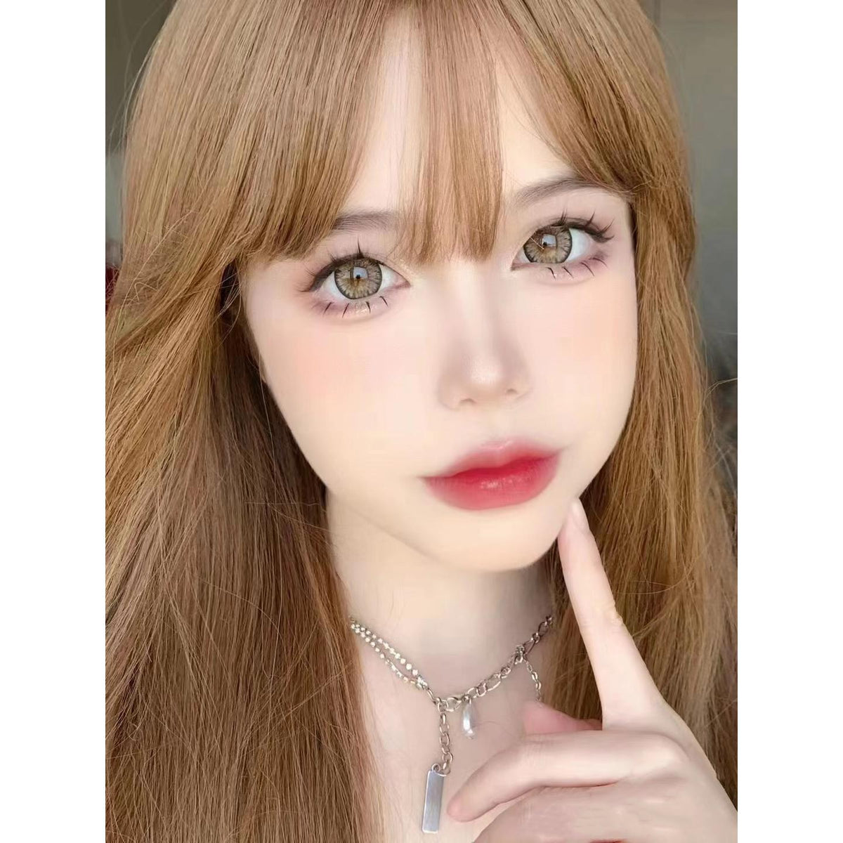 JPWLONG LRGOODCON 14.50mm Brown Colored Contact Lenses (6 Months Wear)