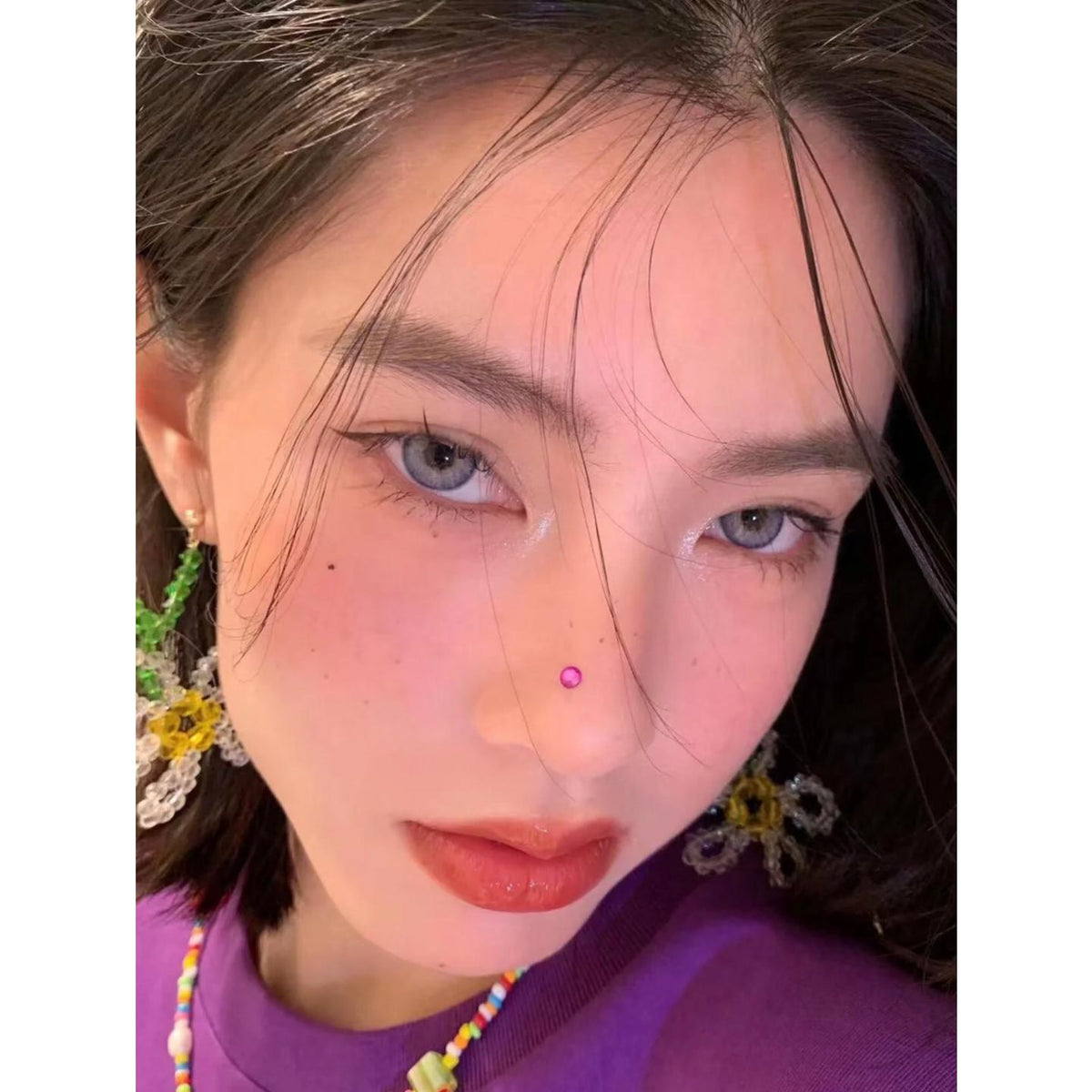 LYPIAN Xiyoulens 14.20mm Blue Colored Contact Lenses (6 Months Wear)