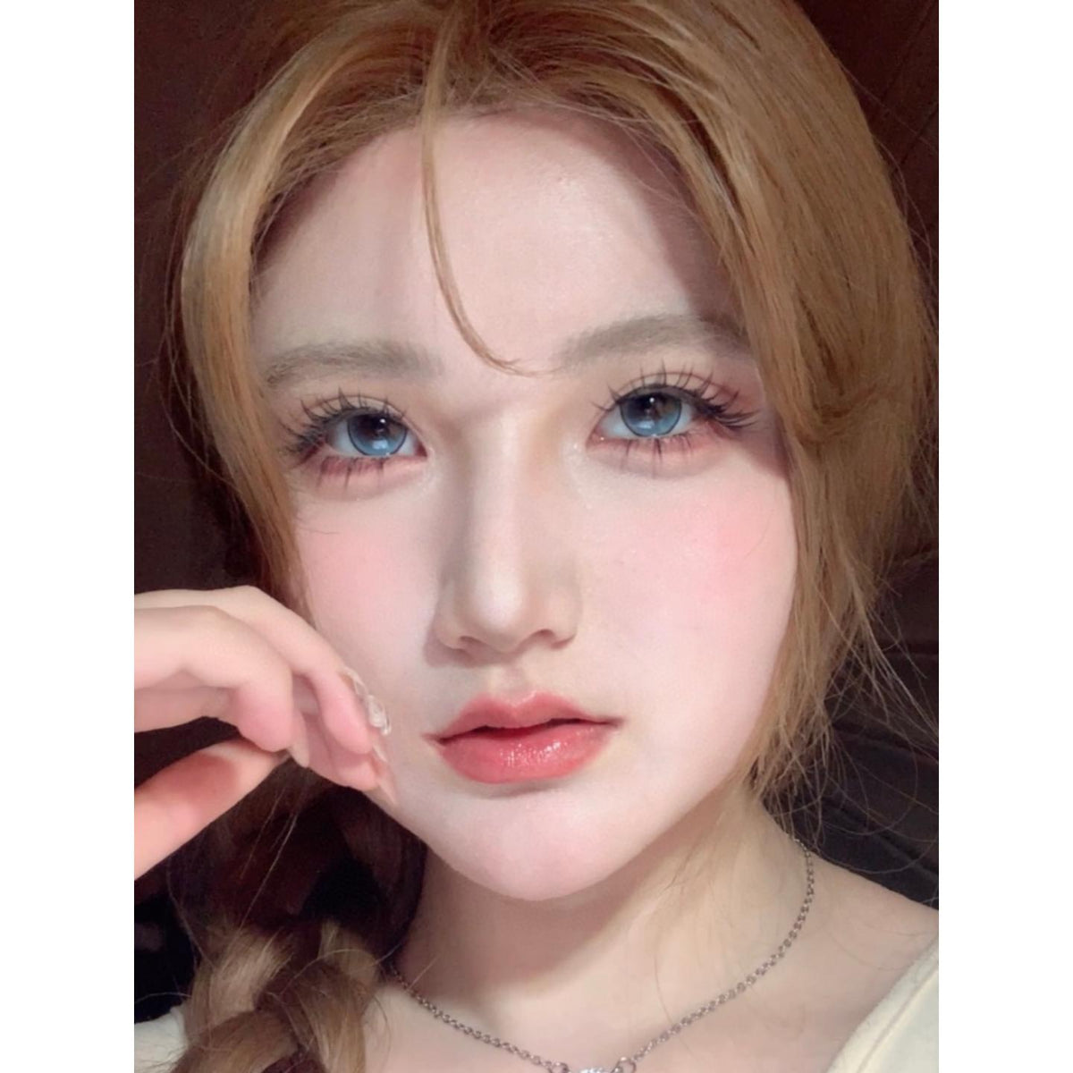 LDBLSI Xiyoulens คอนแทคเลนส์สี ขนาด 14.50 มม. สีฟ้า (ชนิดราย 6 เดือน)