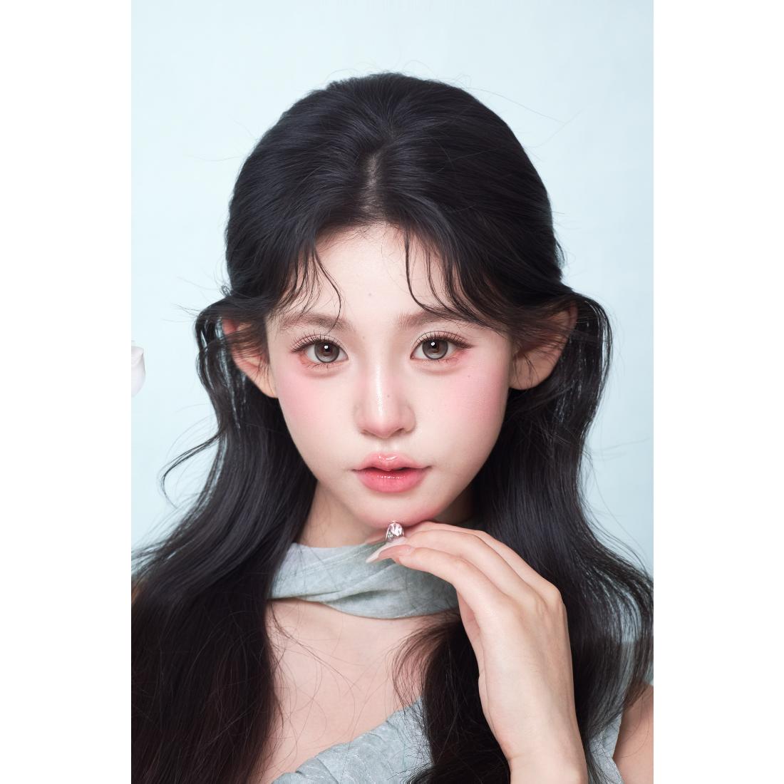 CDYJCENG OBALEN 14.50mm Gray Colored Contact Lenses (6 Months Wear)