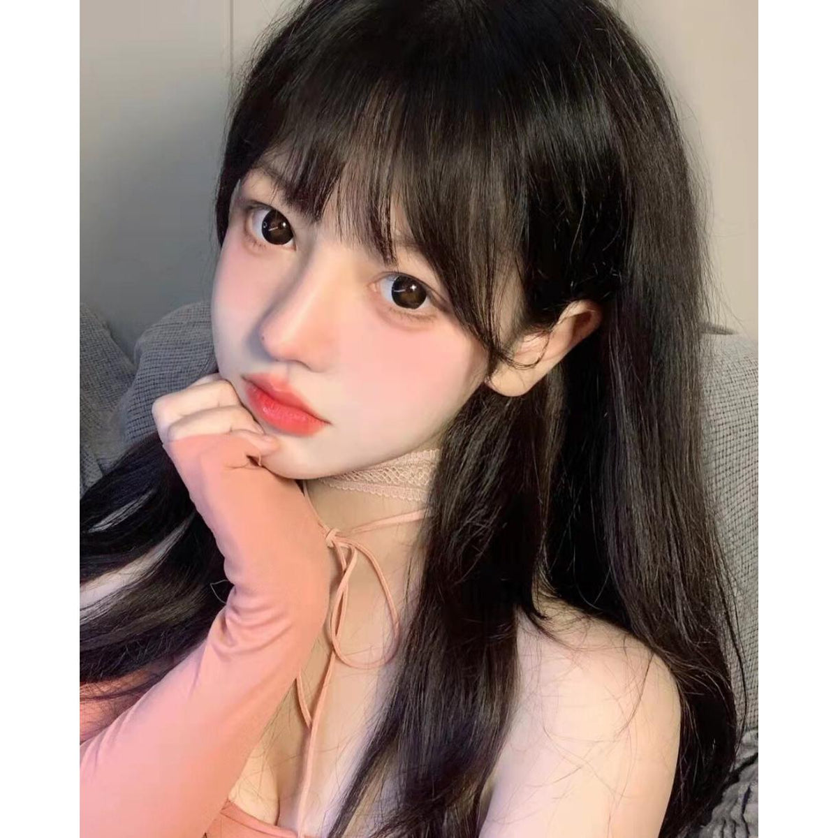 BIGDHEI Xiyoulens 14.50mm Black Colored Contact Lenses (6 Months Wear)