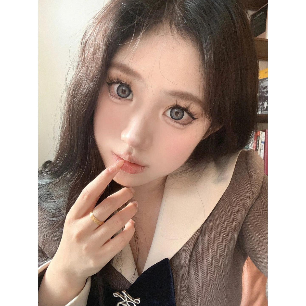 คอนแทคเลนส์สี SLLAN Xiyoulens ขนาด 14.50 มม. สีฟ้า (ใช้งานได้ 6 เดือน)