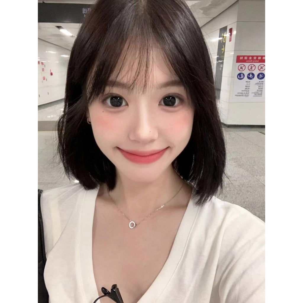YYHTU MorningCon 14.50mm Black Colored Contact Lenses (6 Months Wear)
