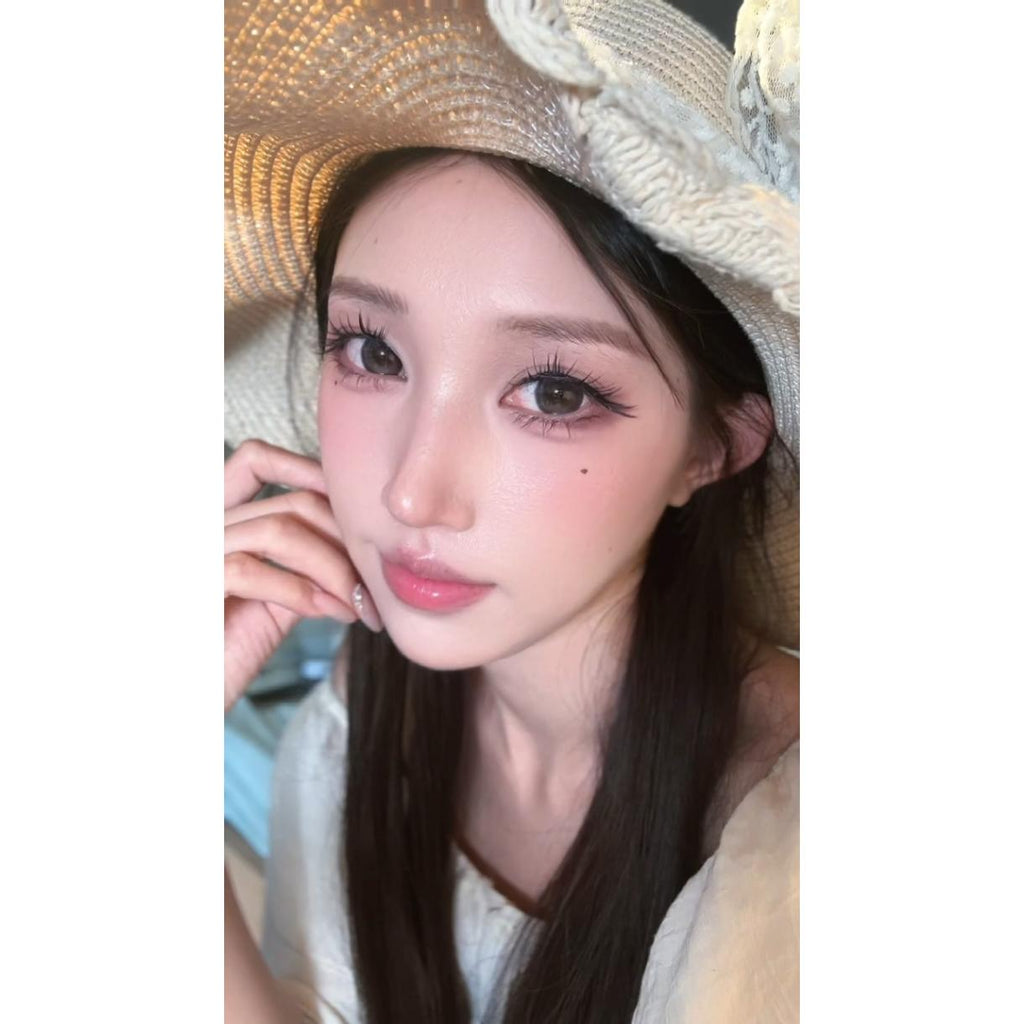 DXZLI Tinacon คอนแทคเลนส์สีดำ ขนาด 14.50 มม. (ชนิดราย 6 เดือน)
