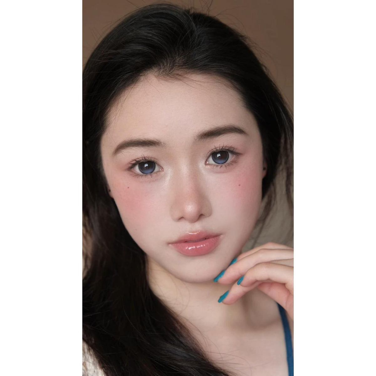 YLSLIAN Tinacon 14.50mm Purple Colored Contact Lenses (6 Months Wear)