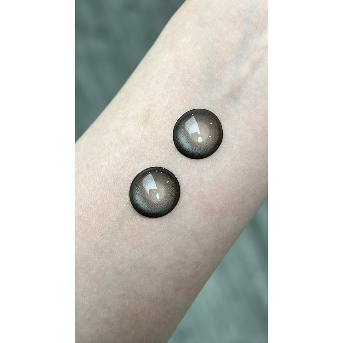 CDSMNSHEN OBALEN 14.50mm Gray Colored Contact Lenses (6 Months Wear)
