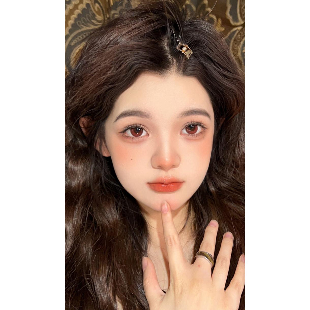 BZFQIE Xiyoulens 14.50mm Red Colored Contact Lenses (6 Months Wear)