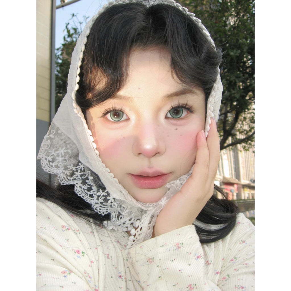 คอนแทคเลนส์สีเขียว NHXXLV Serltyca ขนาด 14.20 มม. (แบบราย 6 เดือน)