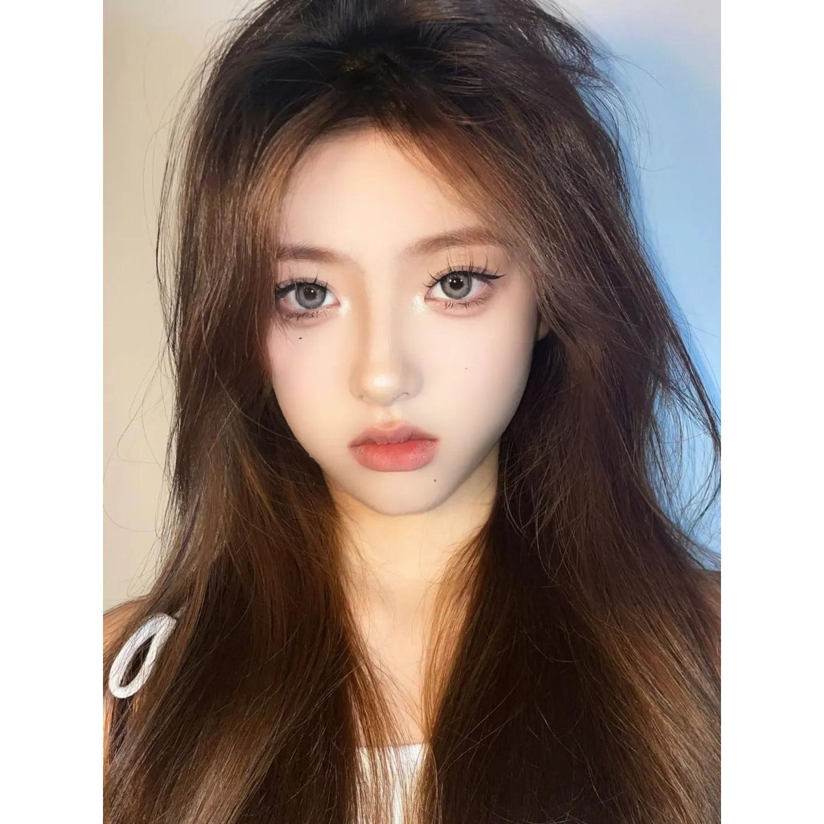 คอนแทคเลนส์สี ALHUI รุ่น Xiyoulens ขนาด 14.20 มม. สีเทา (แบบราย 6 เดือน)
