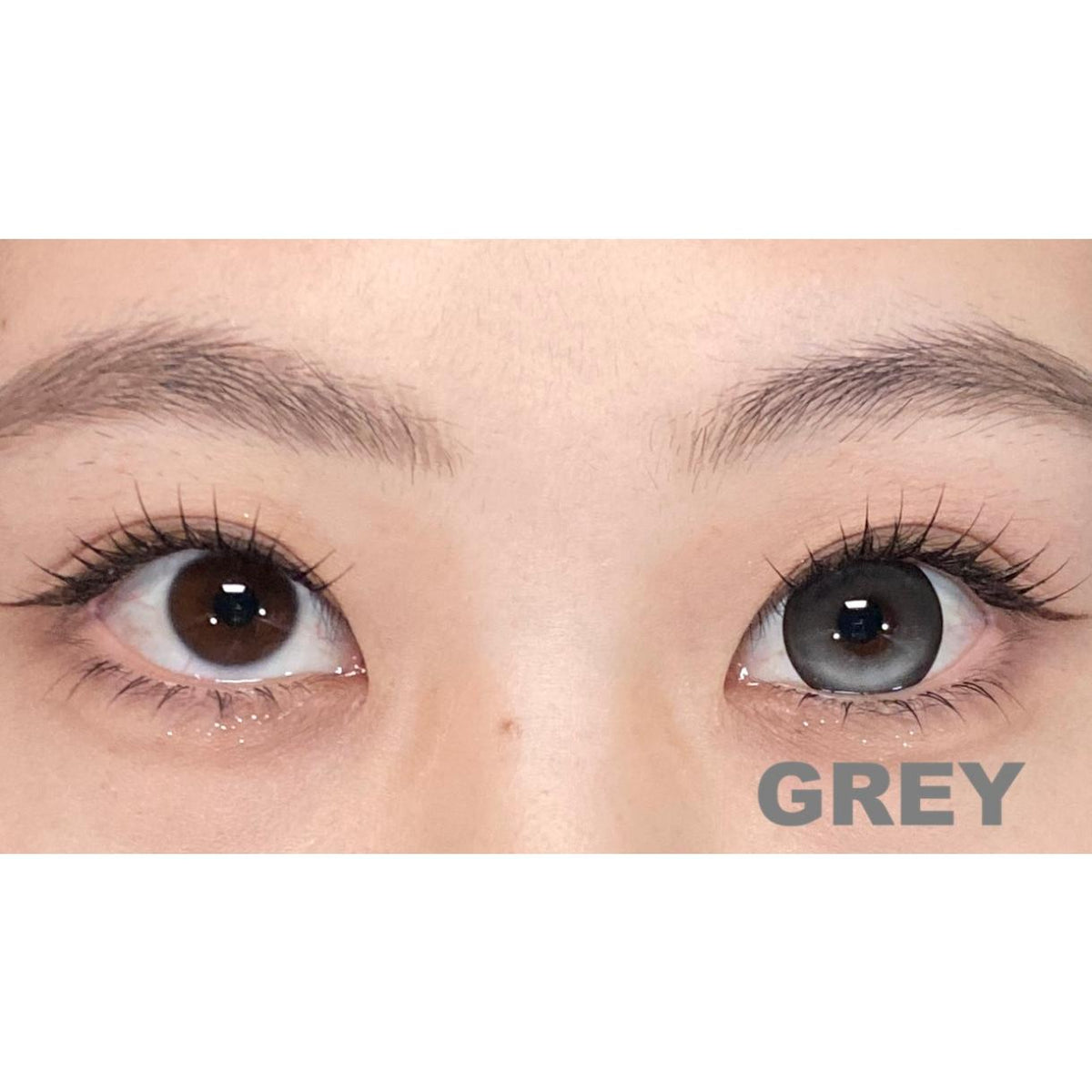 CDSMNSHEN OBALEN 14.50mm Gray Colored Contact Lenses (6 Months Wear)