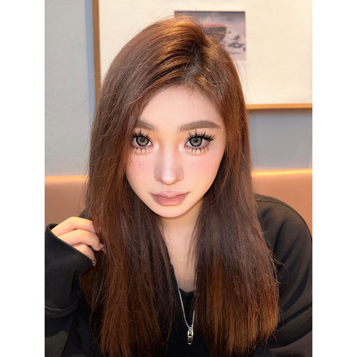 MNHUI Xiyoulens คอนแทคเลนส์สี ขนาด 14.50 มม. สีเทา (แบบราย 6 เดือน)