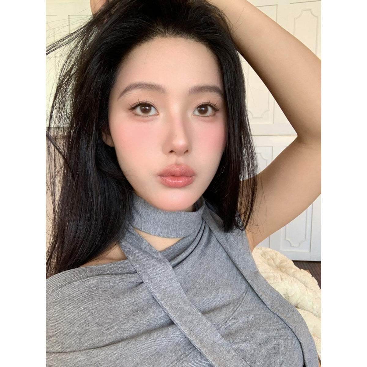 TNXHUAN thestarlens คอนแทคเลนส์สี ขนาด 14.50 มม. สีชมพู (ชนิดใส่ได้นาน 6 เดือน)