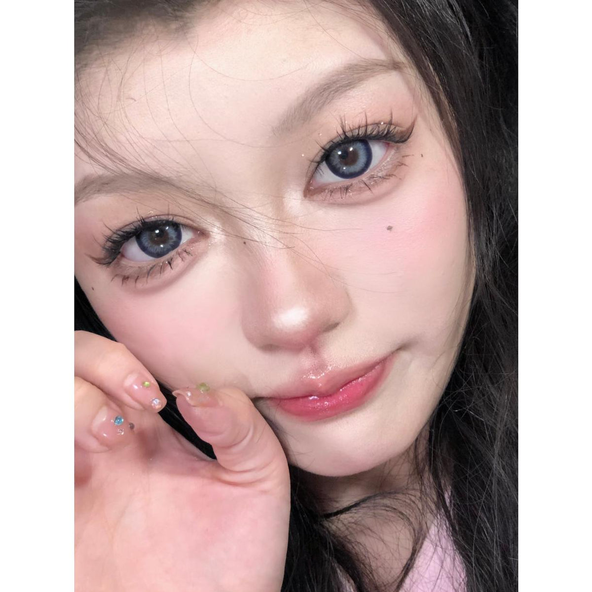 WME MorningCon 14.50mm Blue Colored Contact Lenses (6 Months Wear)