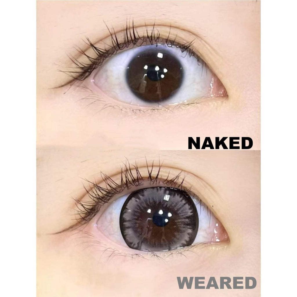SJMSHU FLLYCON 14.50mm Grey Colored Contact Lenses (6 Months Wear)