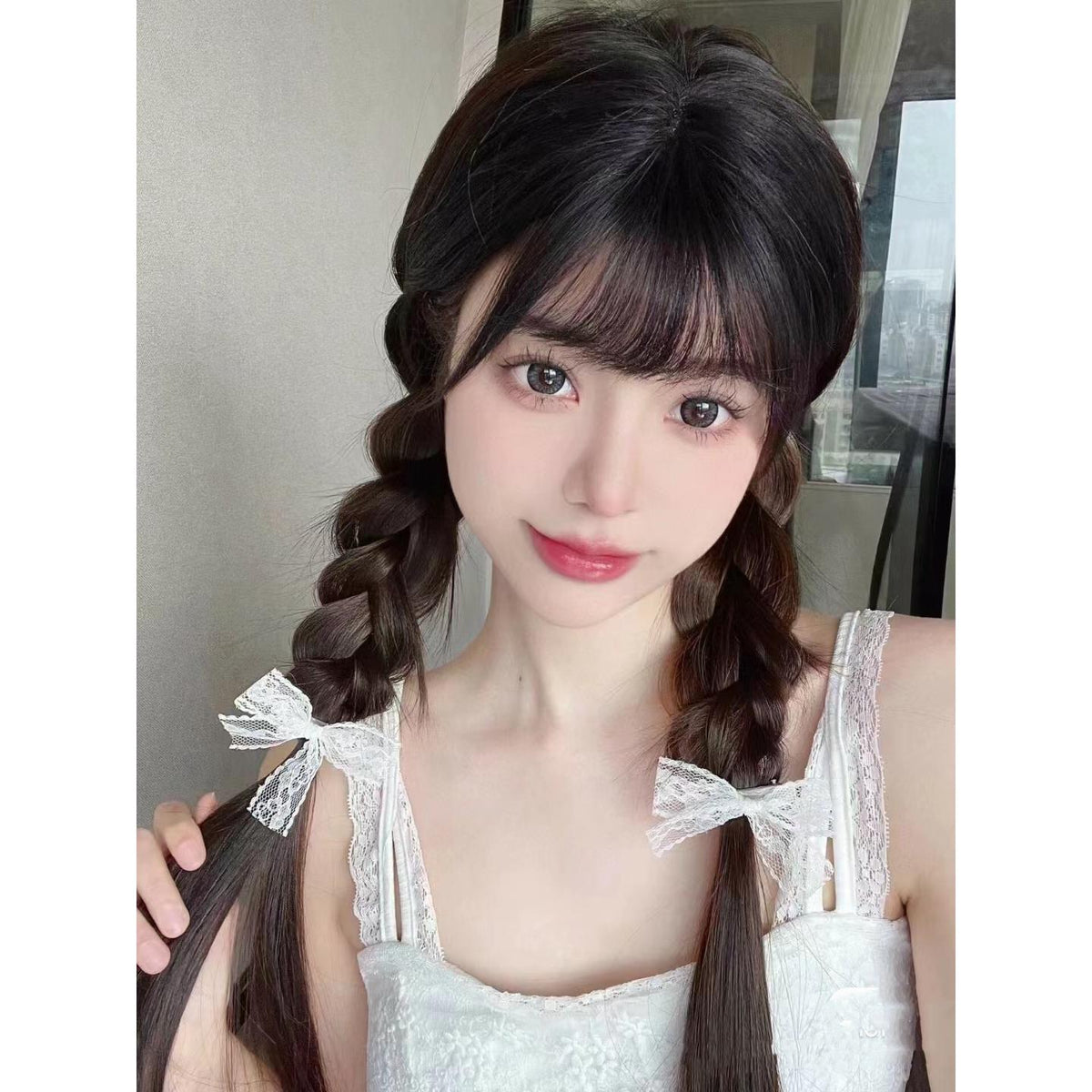 MLWLONG BOOSCON 14.50mm Gray Colored Contact Lenses (6 Months Wear)