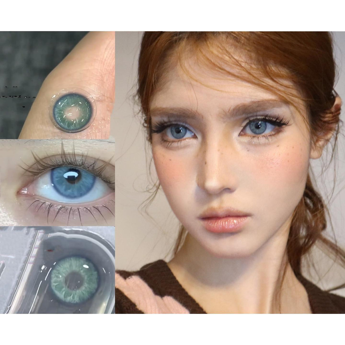 HMXZZI Serltyca 14.20mm Purple Colored Contact Lenses (6 Months Wear)