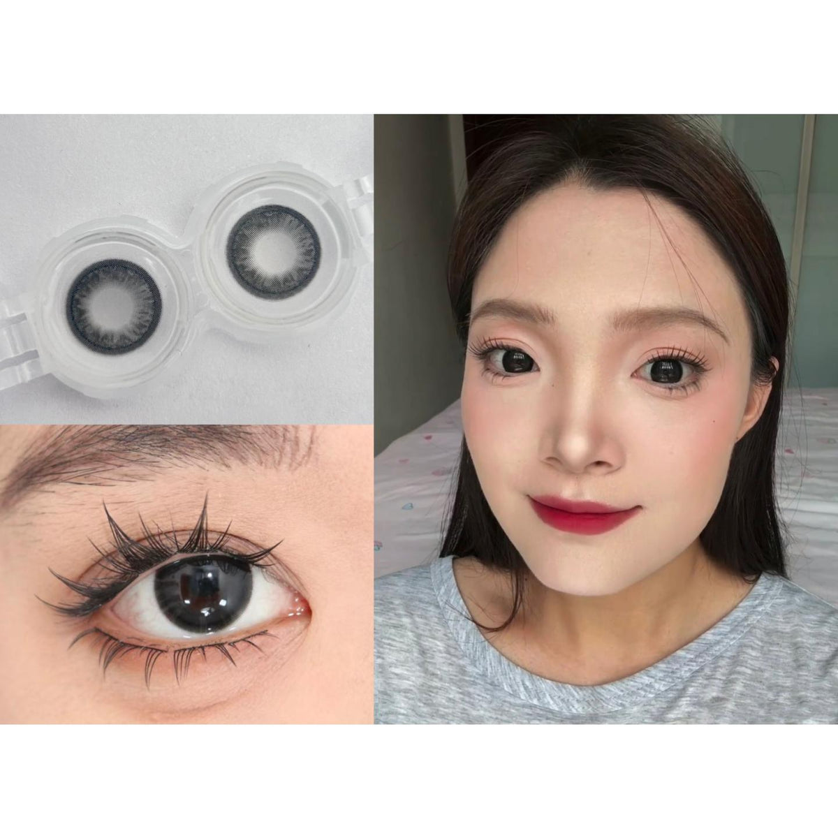 HTBBO BOOSCON 14.50mm Black Colored Contact Lenses (6 Months Wear)
