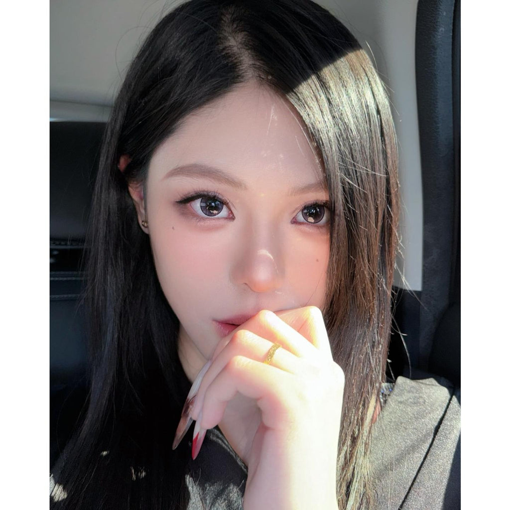 GZZLFZI Xiyoulens 14.50mm Purple Colored Contact Lenses (6 Months Wear)