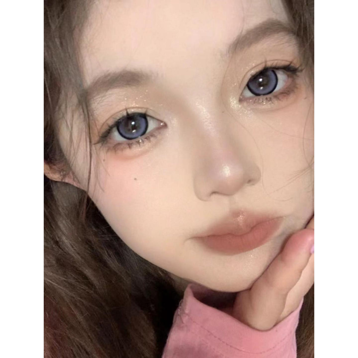 CNXXING FLLYCON 14.50mm Purple Colored Contact Lenses (6 Months Wear)