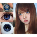 CDDZWWLAN OBALEN 14.50mm Blue Colored Contact Lenses (6 Months Wear)