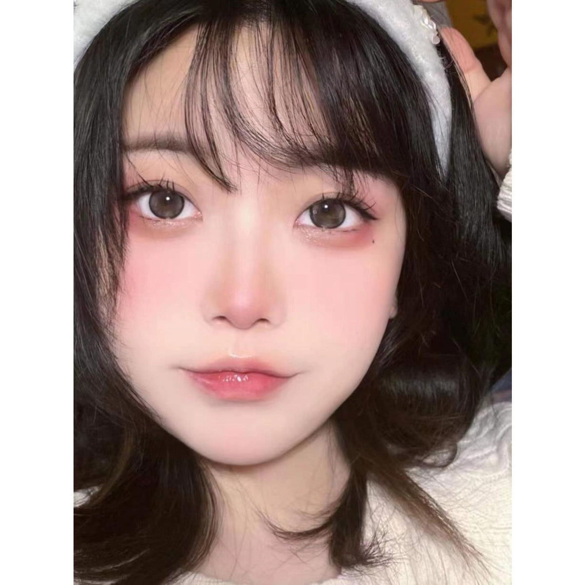 คอนแทคเลนส์สี XHCHAI Xiyoulens ขนาด 14.20 มม. สีดำ (แบบราย 6 เดือน)