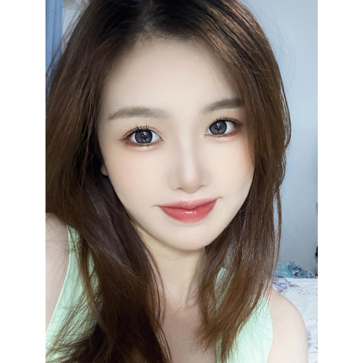 YQLDAN MorningCon 14.50mm Black Colored Contact Lenses (6 Months Wear)